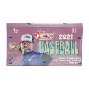 2021 Topps Heritage Minor League Baseball Hobby Box