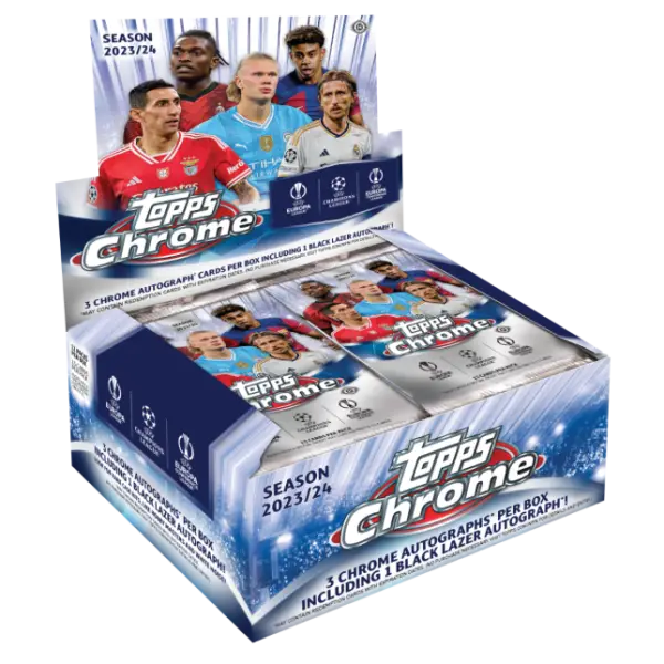 2023-24 Topps Chrome UEFA Club Competitions Jumbo Box