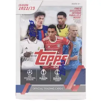 2022-23 Topps UEFA Club Competitions Soccer Blaster Box