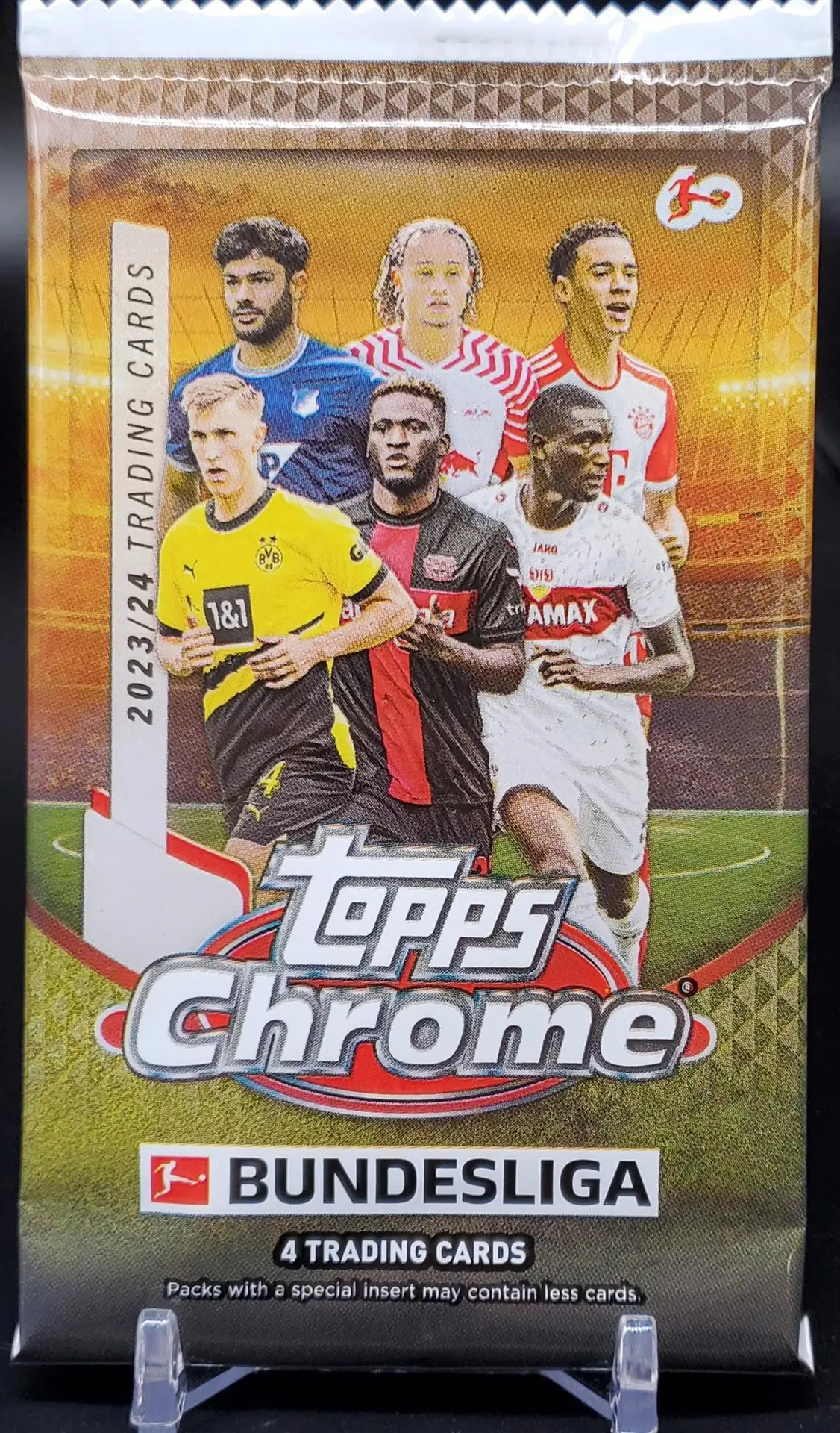 2023-24 Topps Chrome Bundesliga Soccer Hobby Pack