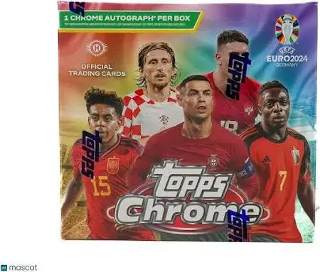 2023-24 Topps Chrome UEFA Euro Soccer Hobby Box
