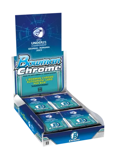 2022 Bowman Chrome Road To UEFA Under 21 European Championship Soccer Hobby Box