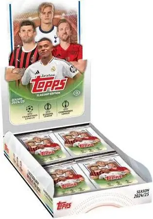 2024-25 Topps UEFA Club Competitions Soccer Hobby Box