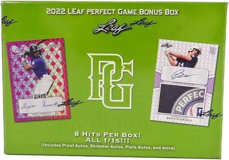 2023 Leaf Perfect Game Baseball Bonus Box
