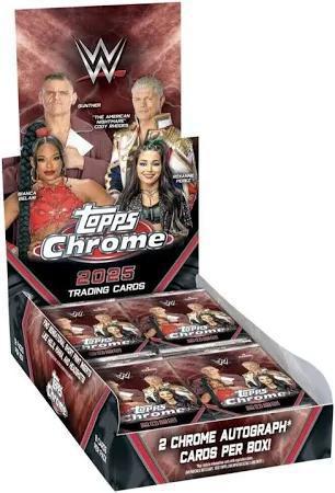 2025 Topps Chrome WWE Hobby Box