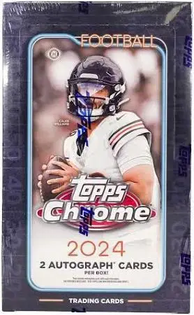 2024 Topps Chrome Football Hobby Box
