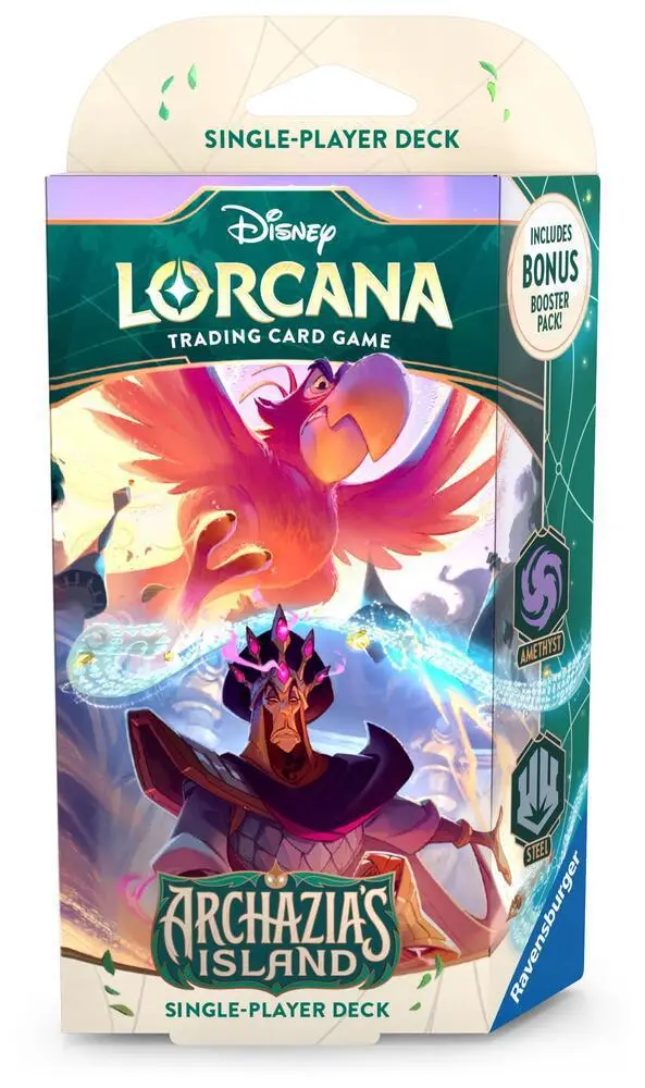 Disney Lorcana Archazia's Island Starter Deck - Amethyst & Steel (Pre-Sale)