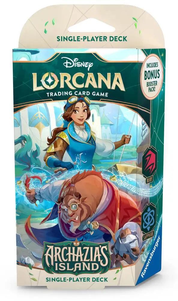 Disney Lorcana Archazia's Island Starter Deck - Ruby & Sapphire (Pre-Sale)