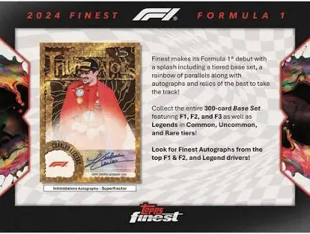 2024 Topps Finest F1 Formula 1 Hobby Box