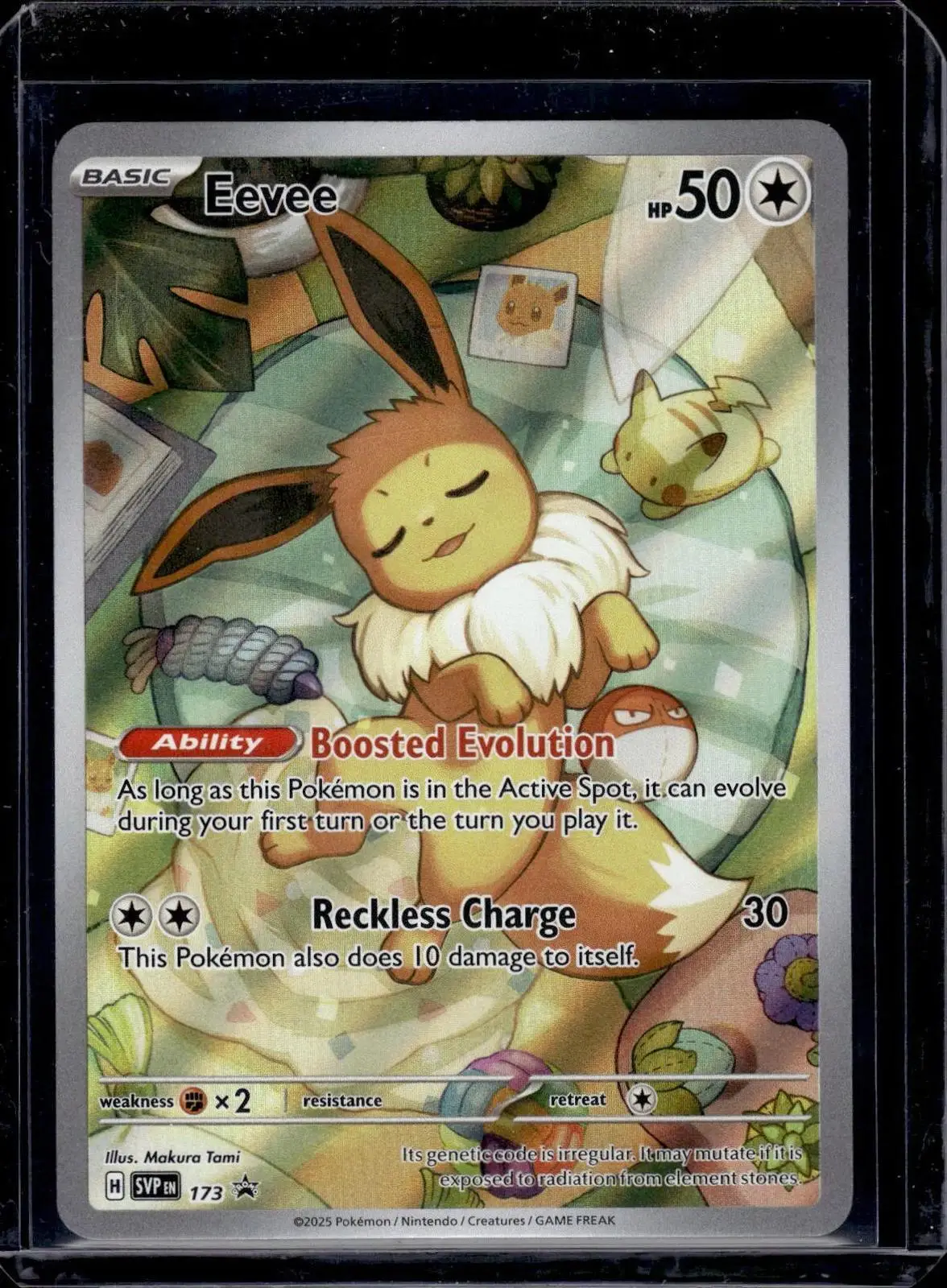 Eevee Pokemon Prismatic Evolutions Black Star Promo 173