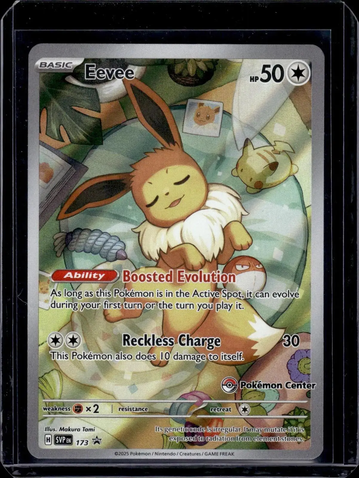 Eevee Pokemon Center Prismatic Evolutions Black Star Promo 173