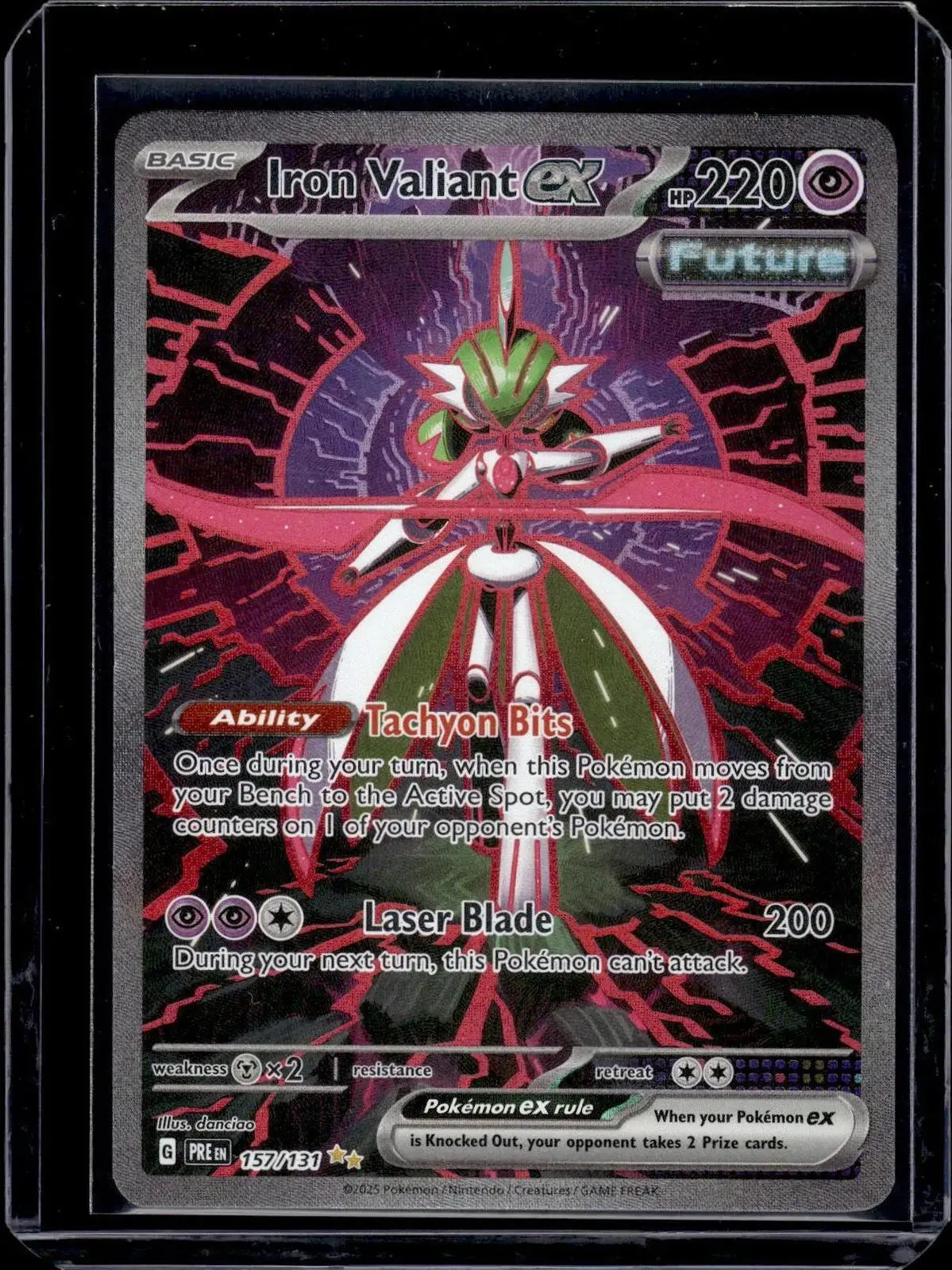 Iron Valiant ex Pokemon SV: Prismatic Evolutions 157/131