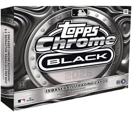 2025 Topps Chrome Black Baseball Hobby Box