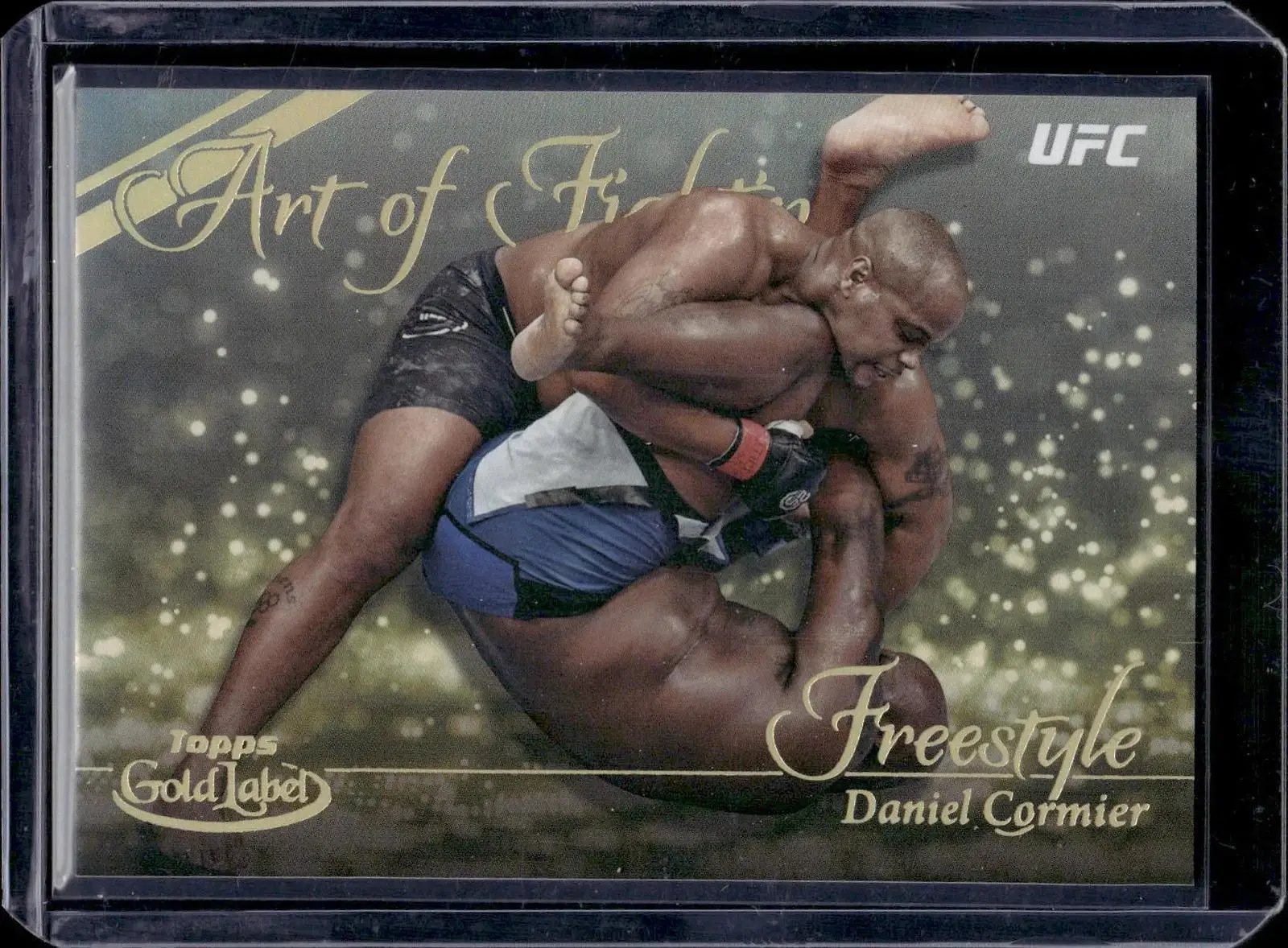 Daniel Cormier 2024 Topps Gold Label UFC Art of Fighting Case Hit SSP AOF-25