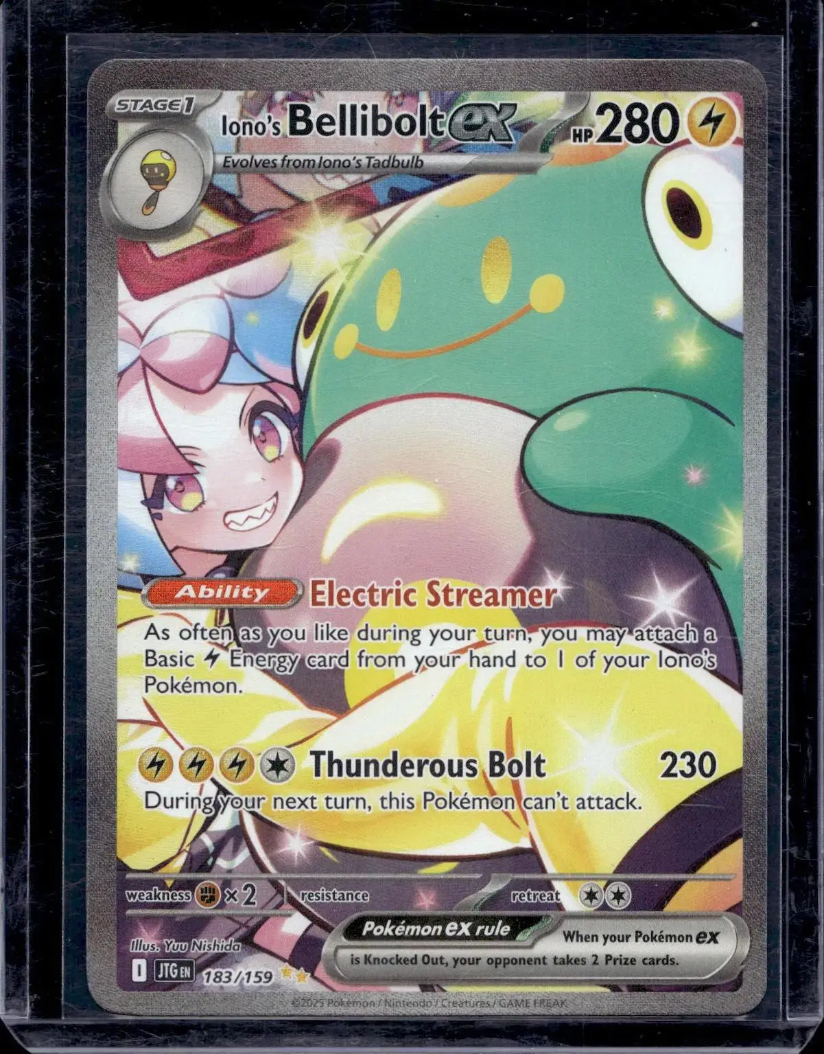 Iono's Bellibolt ex Pokemon SV09: Journey Together 183/159