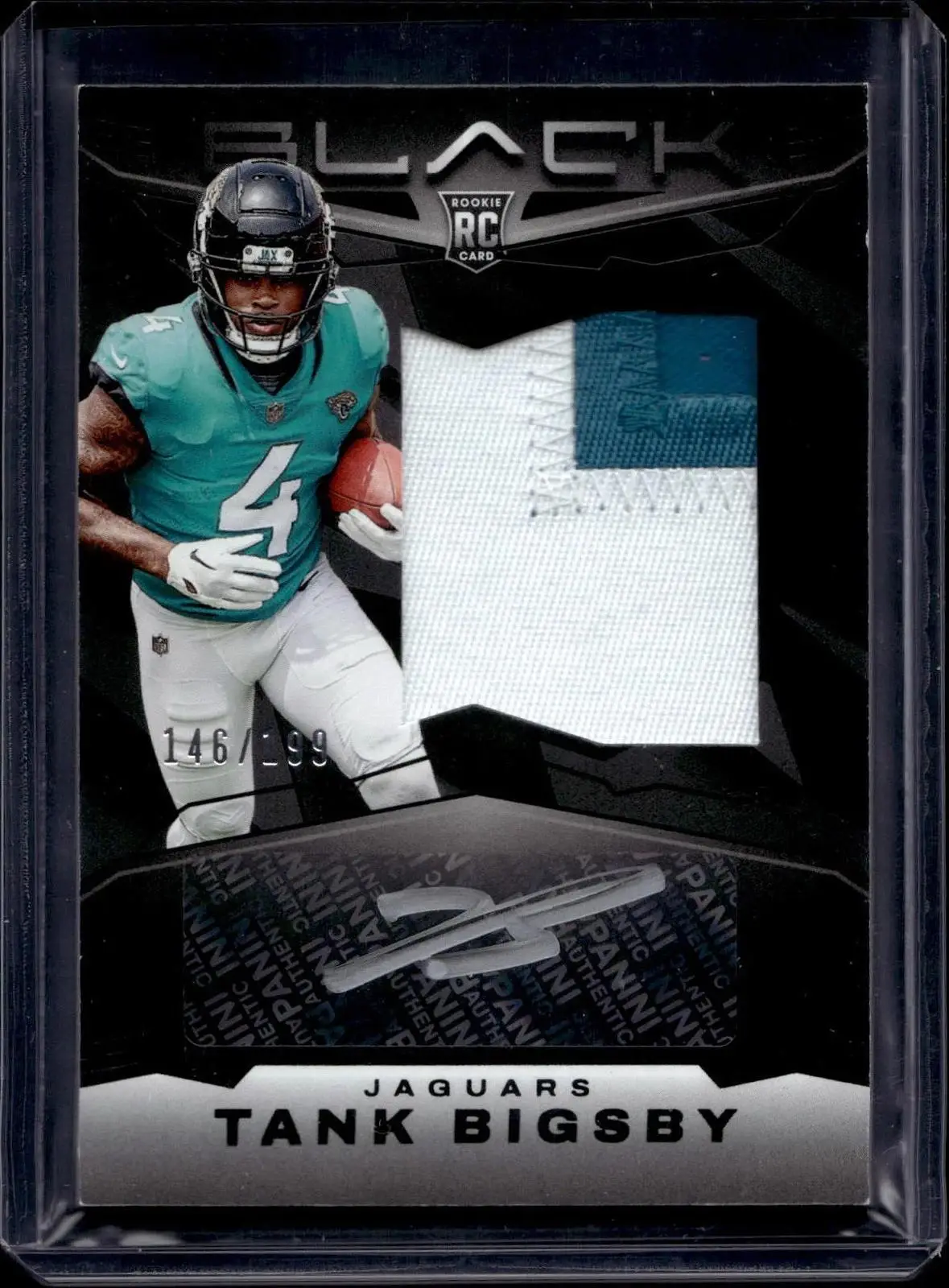 Tank Bigsby 2023 Panini Black Auto /199 Jacksonville Jaguars 205