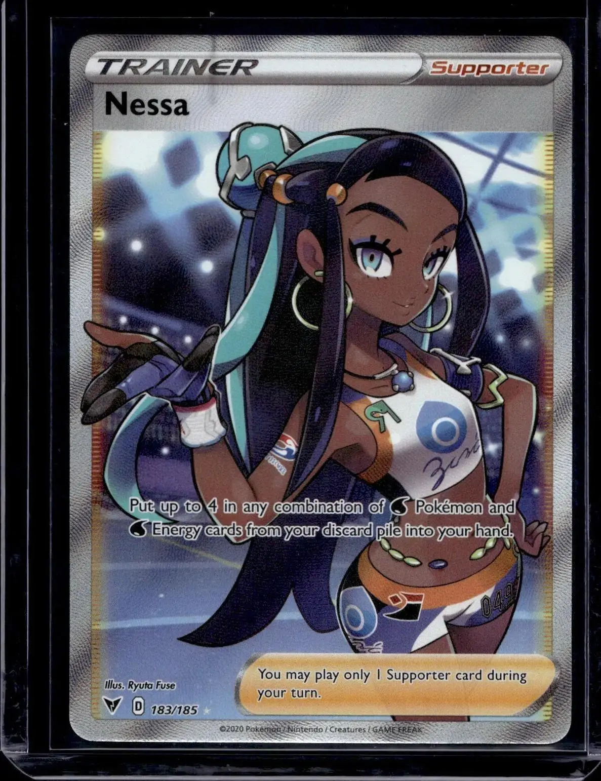 Nessa (Full Art) Pokemon SWSH04: Vivid Voltage 183/185