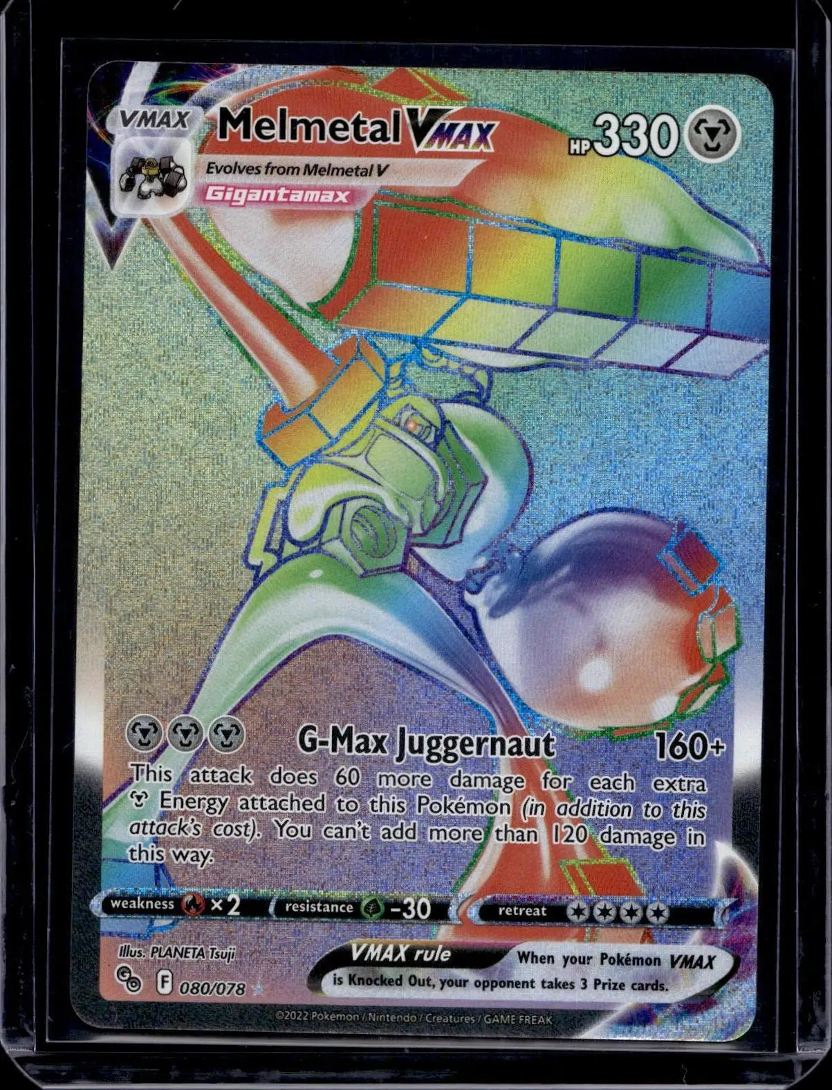 Melmetal VMAX (Secret) Pokemon GO 080/078
