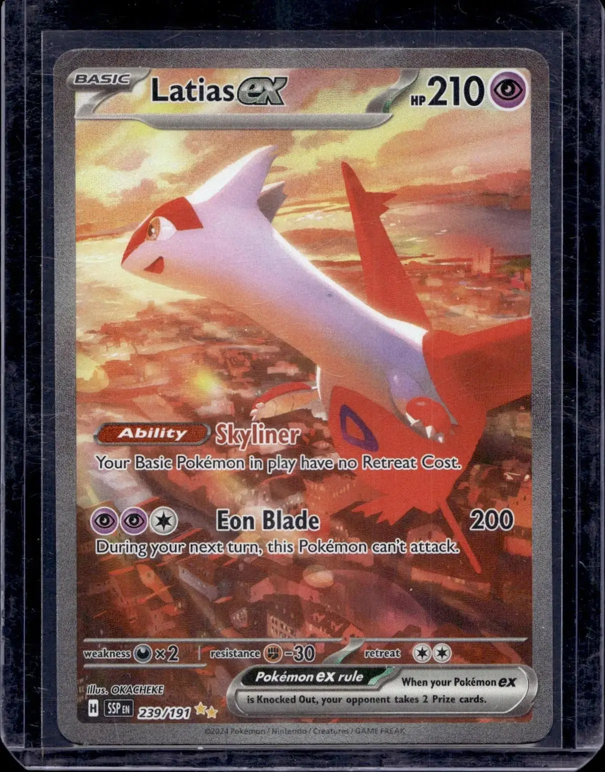 Latias ex Pokemon SV08: Surging Sparks 239/191